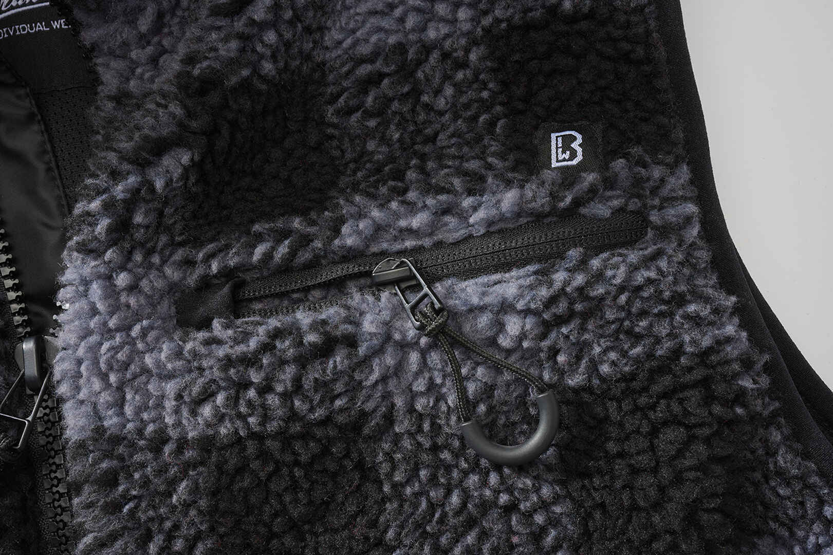 Brandit Teddyfleece Vest sort/grå XL Figur 3