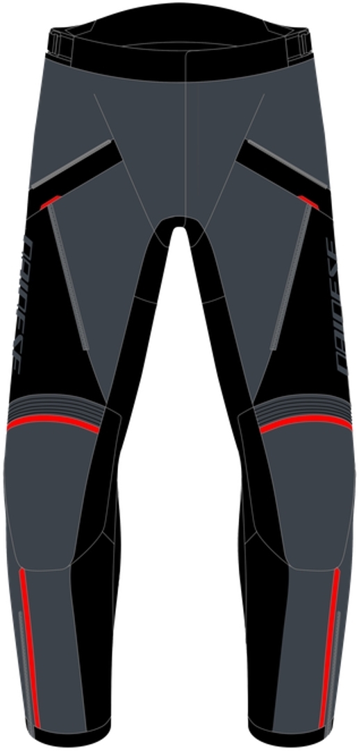 Dainese Tempest 3 D-Dry Motorcycle Textile Pants grey/black 62 Figure 1