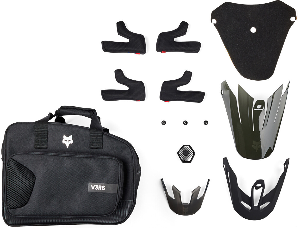 FOX V3 RS Carbon Solid MIPS Motocross Helm anthrazit XL (61/62) Abbildung 10