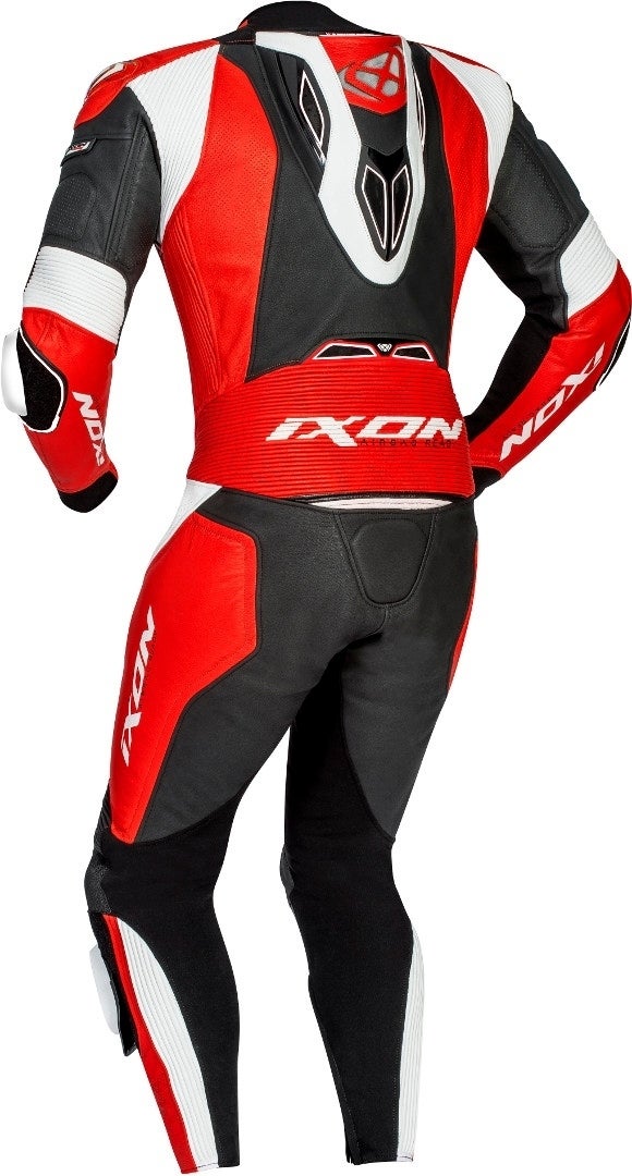 Ixon Vendetta Evo One Piece Motorcycle Leather Suit black/red/white 3XL Figure 2