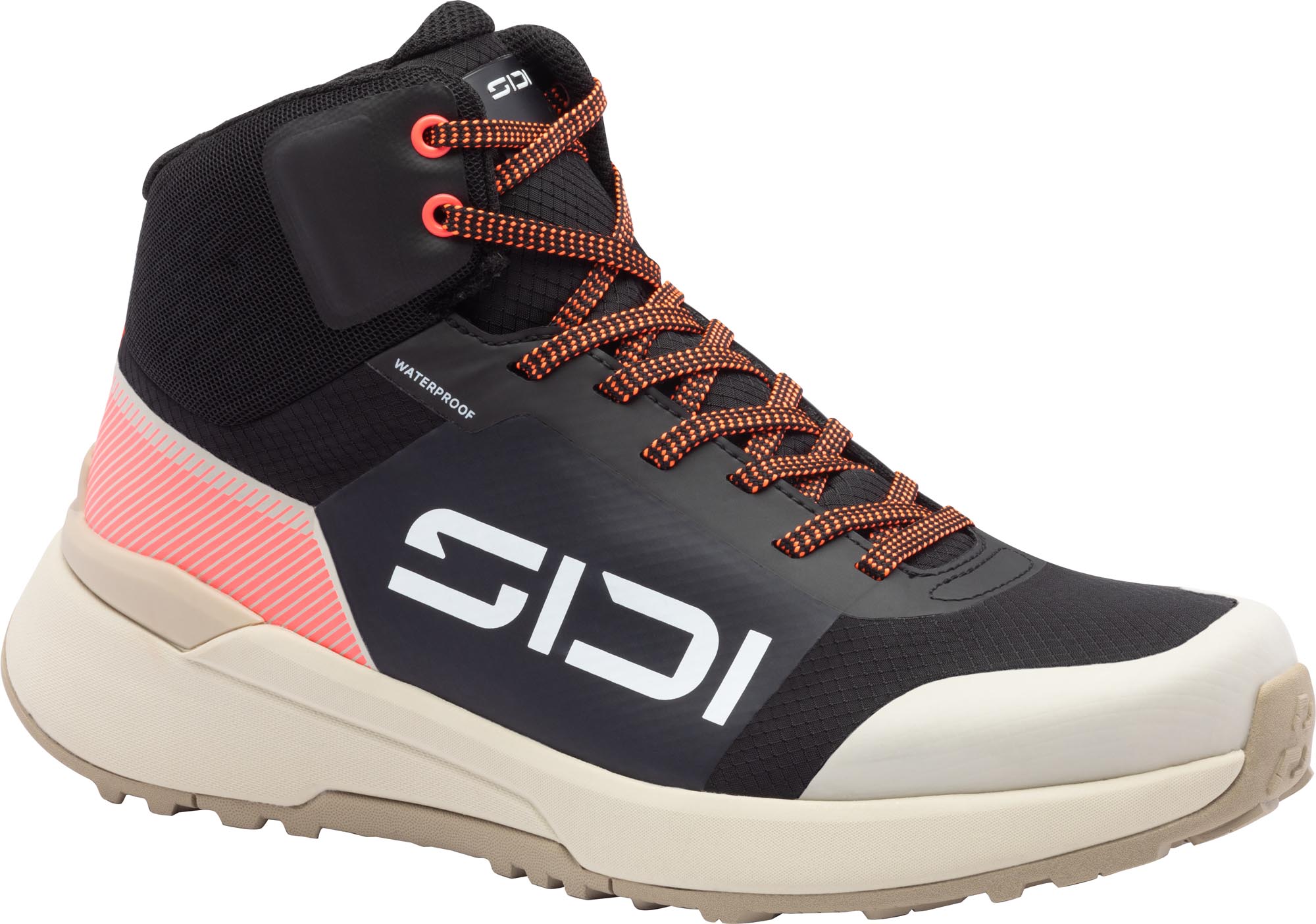 Sidi Fluxx Mid Chaussures de moto imperméables Noir/sable 47 Figure 1