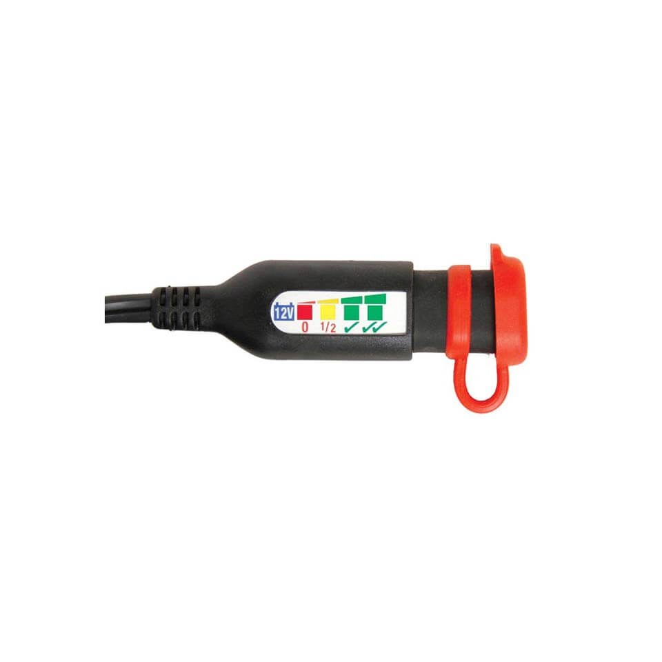 OPTIMATE Ladekabel mit Statusanzeige für 12V Blei Akkus Figura 2