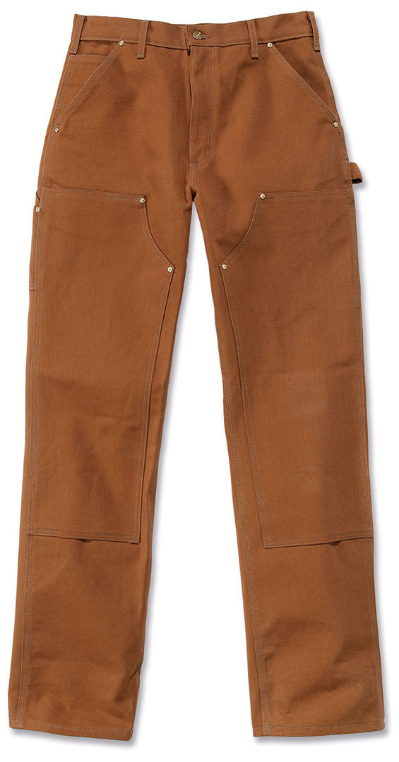 Carhartt Firm Duck Double-Front Work Dungaree Bukser Sort 33 L34 Figur 5