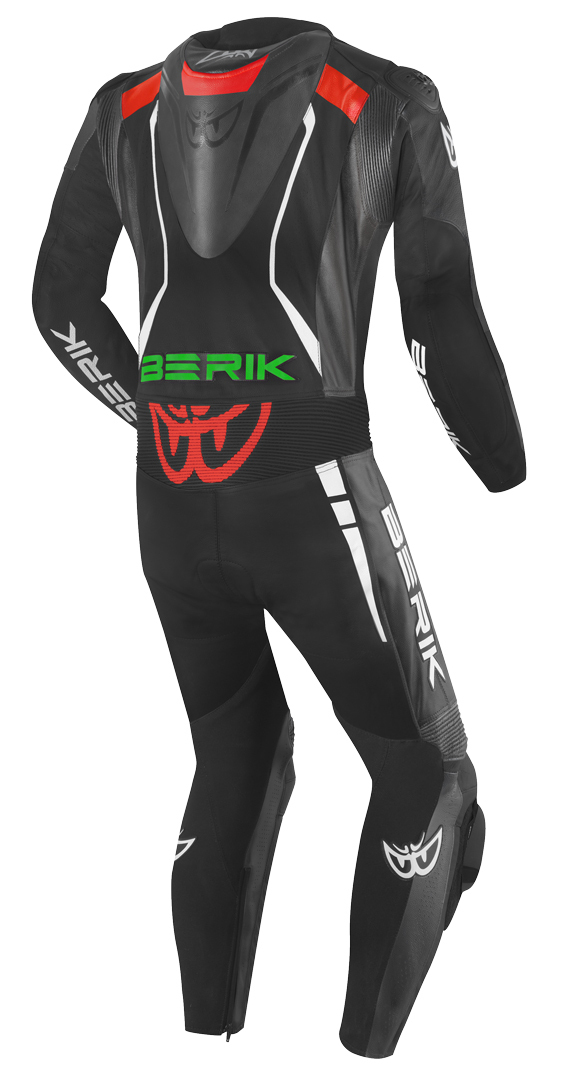 Berik Absolute GP One Piece Motorcycle Leather Suit black/red/green 54 Figure 2