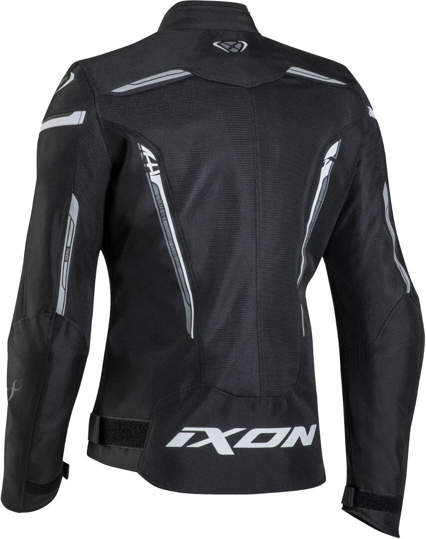 Ixon Striker WP Ladies Motorcycle Textile Jacket black/white M Figure 2