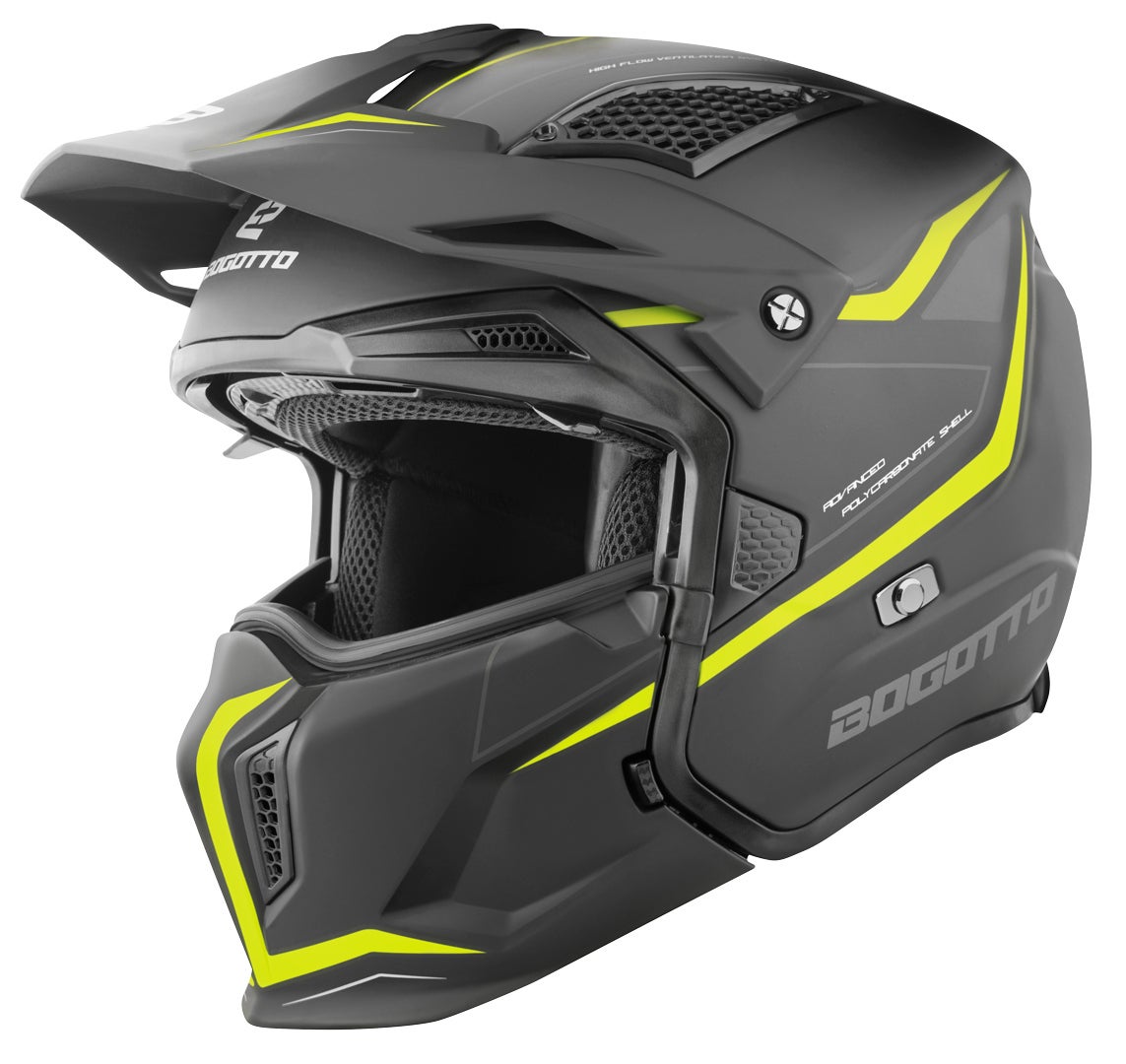 Bogotto Radic WN-ST Casco giallo/nero L Figura 7