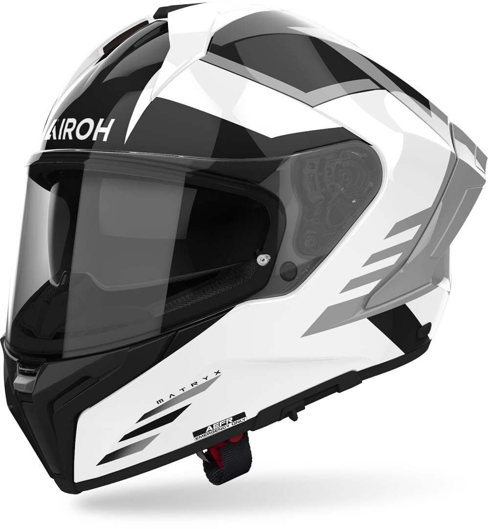 Airoh Matryx Thron Casco bianco/grigio M (57/58) Figura 1