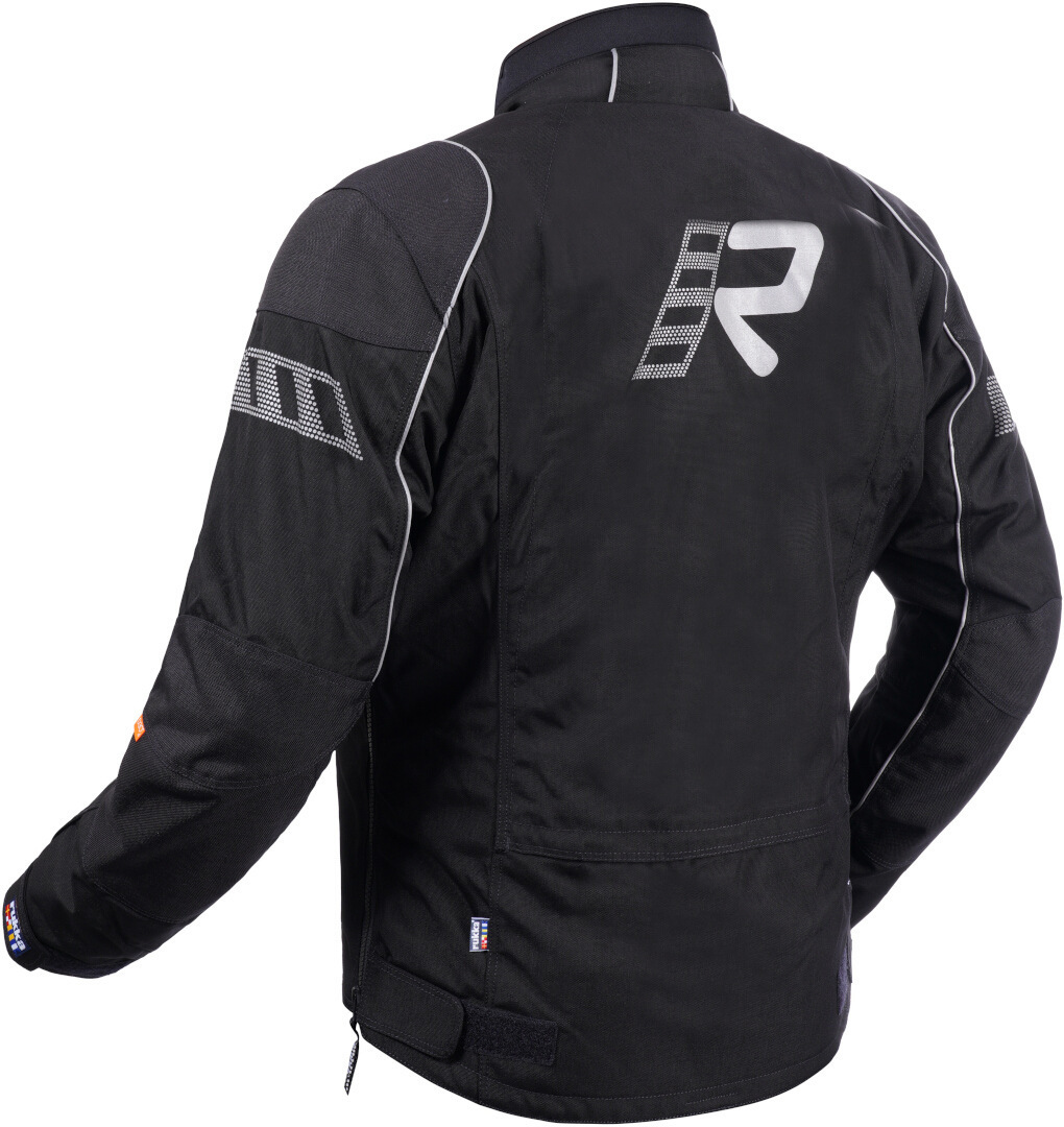 Rukka Trave-R Motorcykel textiljacka Svart/Silver 46 Figur 2