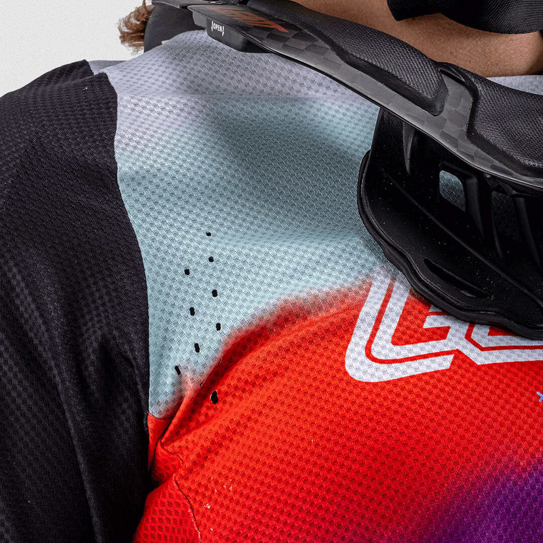 Leatt Moto 4.5 Lite Dame Motocross trøje sort/lilla/rød/hvid M Figur 4