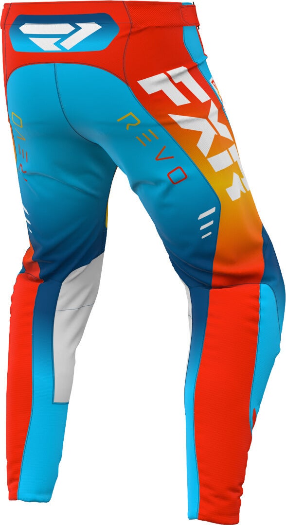 FXR Revo 2024 Motocross Pants orange/light blue/dark blue 30 Figure 4