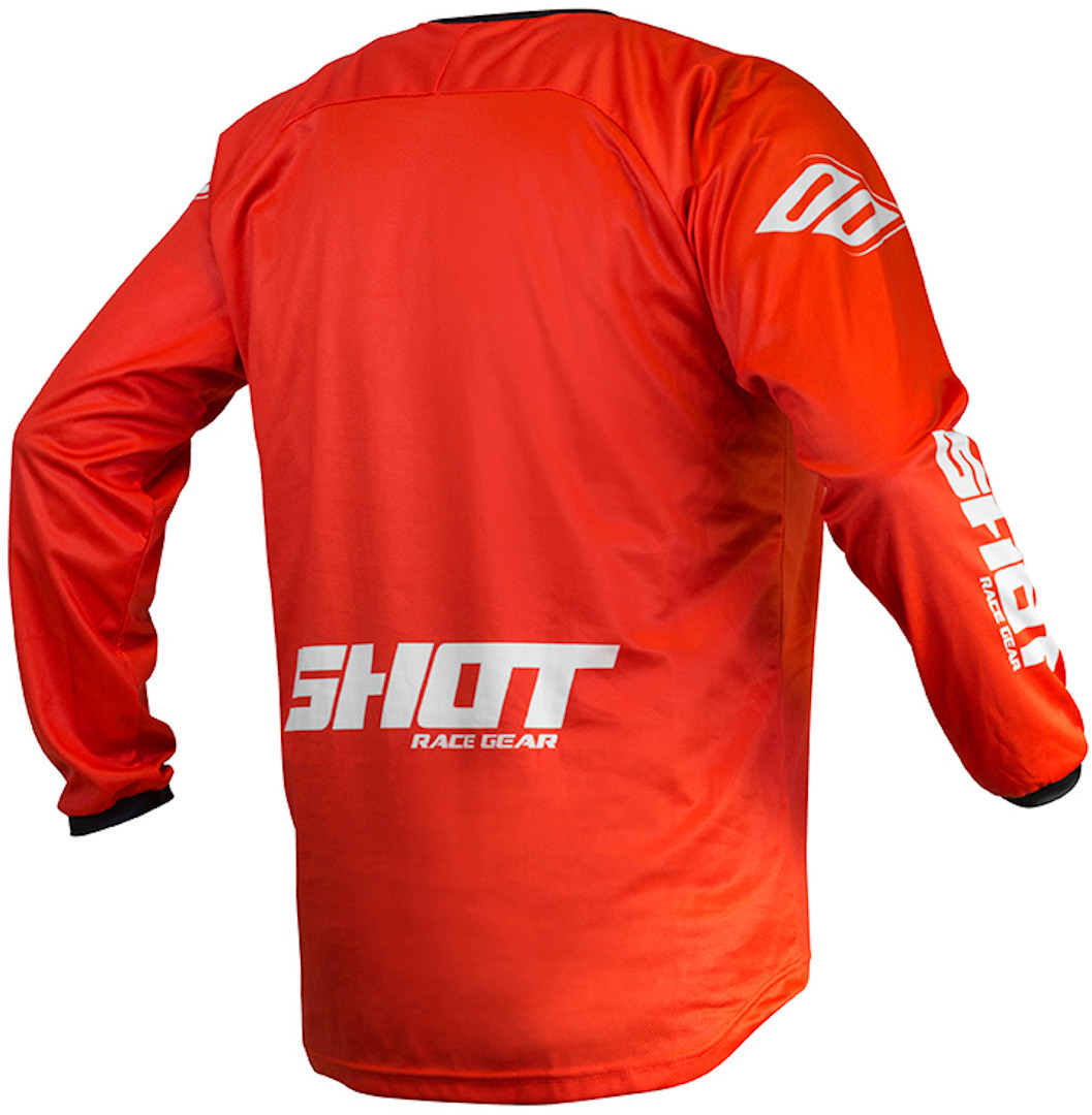 Shot Draw Motocross Jersey rot S Abbildung 2