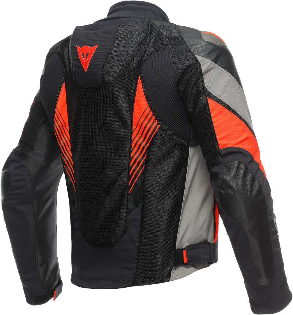 Dainese Super Rider 2 Absoluteshell 2.0 Motorrad Textiljacke schwarz/grau/rot 50 Abbildung 2