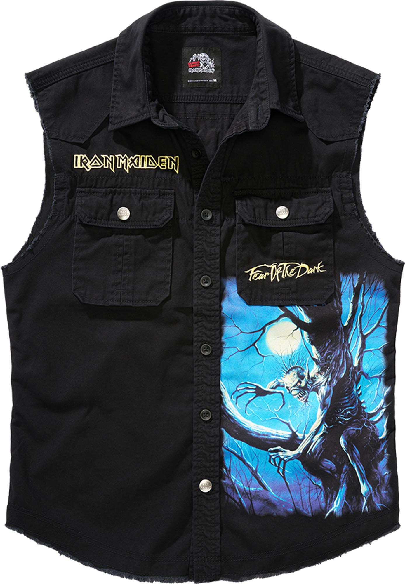 Brandit Iron Maiden Fear of the Dark Sleeveless Shirt 5XL Figure 1