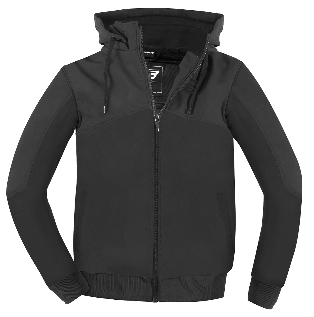 Bogotto Finish-R Hanorac cu fermoar pentru motocicletă negru M Figura 4