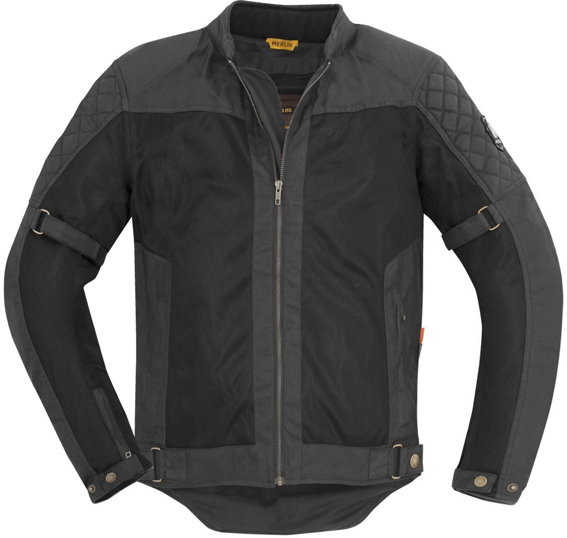 Merlin Chigwell Lite Motorcycle Waxed Jacket black L Figure 3
