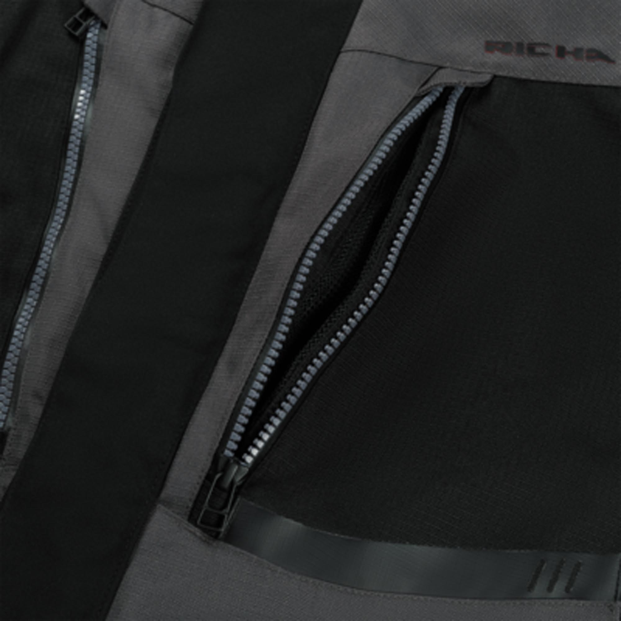 Richa Vision GTX Motorrad Textiljacke schwarz L Abbildung 3