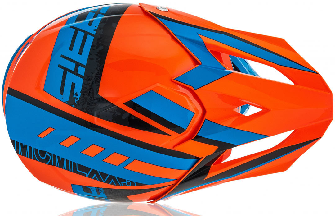 Acerbis Profile 4 Motocross Helm orange/blau S (55/56) Abbildung 3