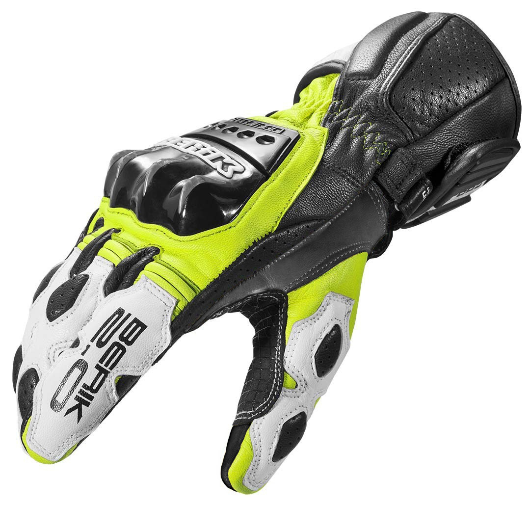 Berik Segullo Motorcycle Gloves yellow/white L Figure 2