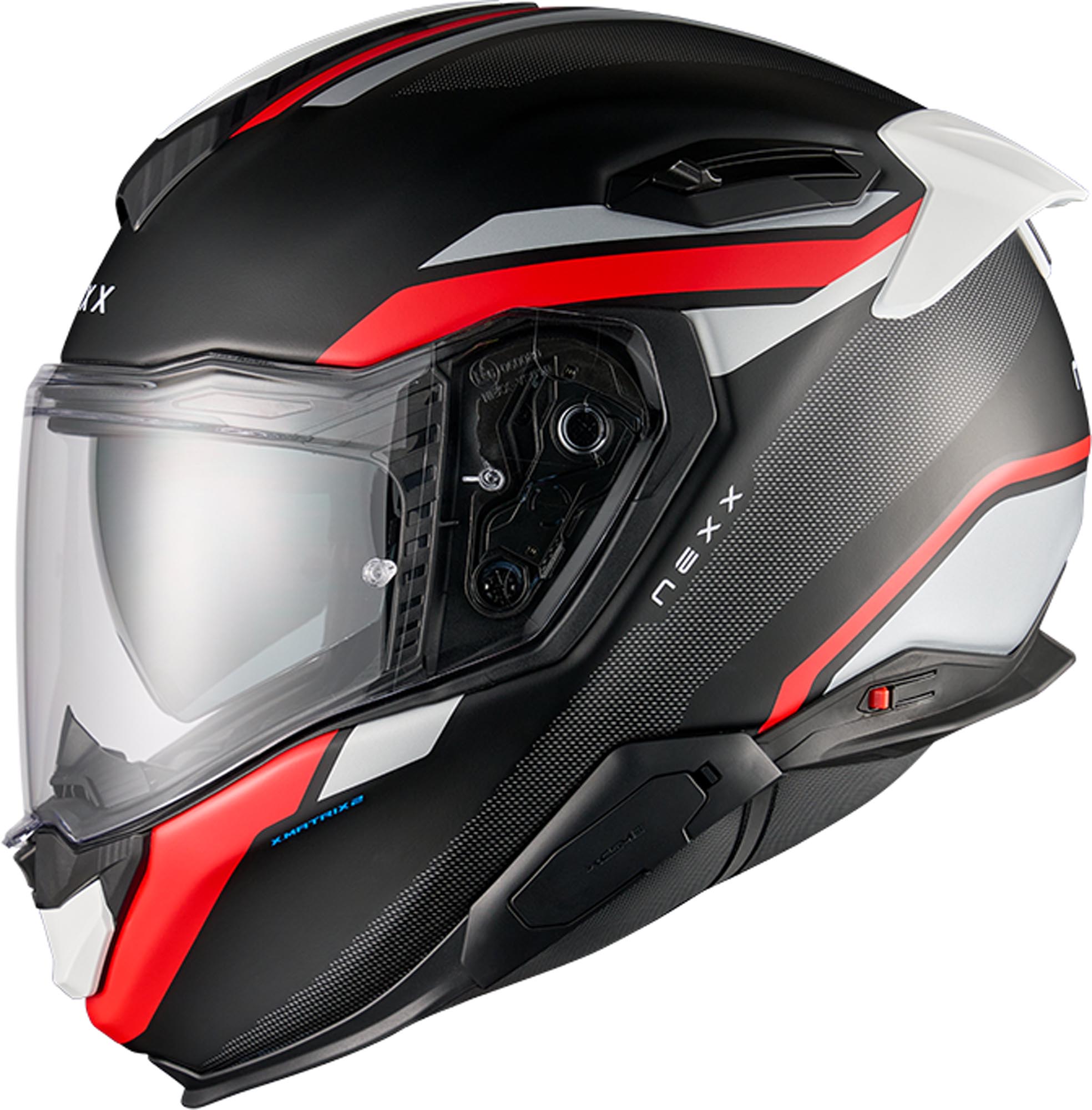 Nexx X.TR Quanta Casco Negro/Blanco/Rojo S (55/56) Figura 2