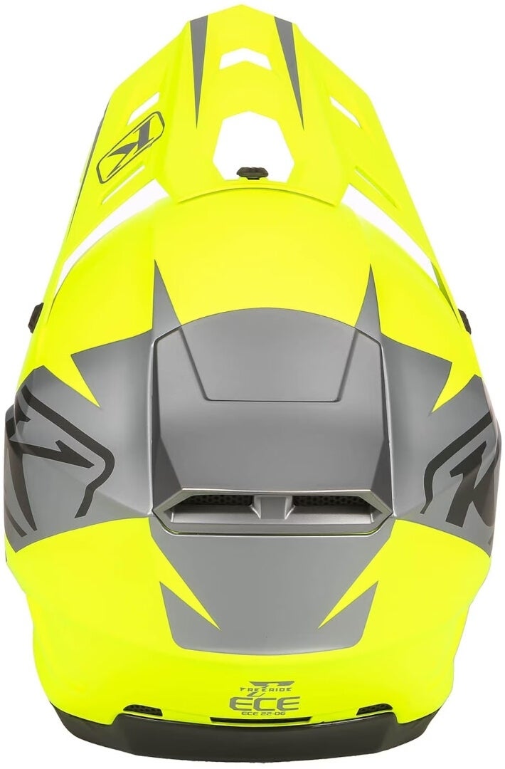 Klim T1 Freeride Snescooter hjelm neongul mat/grå mat L (58/59) Figur 4