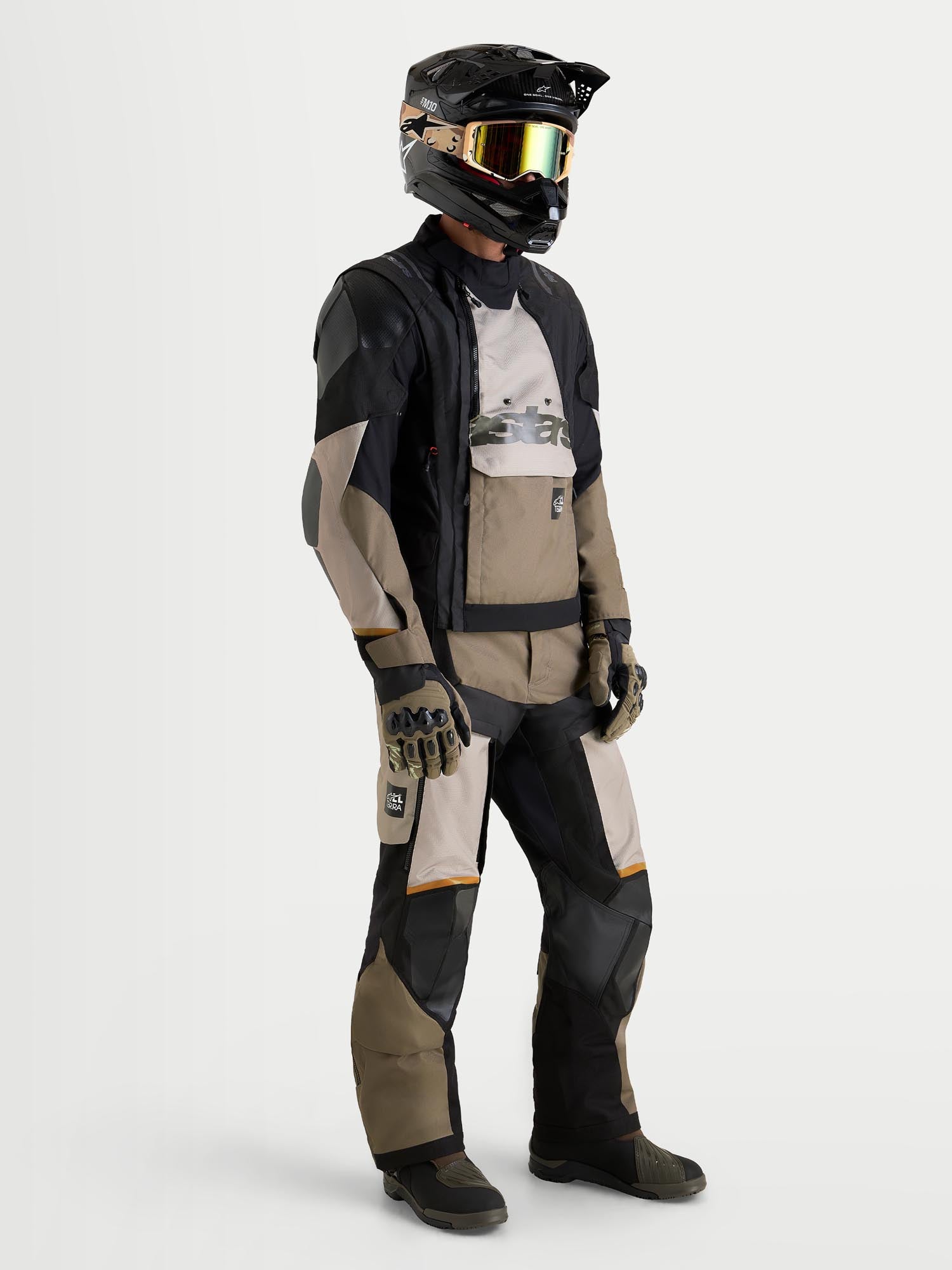 Alpinestars Harok V2 Drystar waterproof Motorcycle Textile Jacket grey/brown 4XL Figure 7