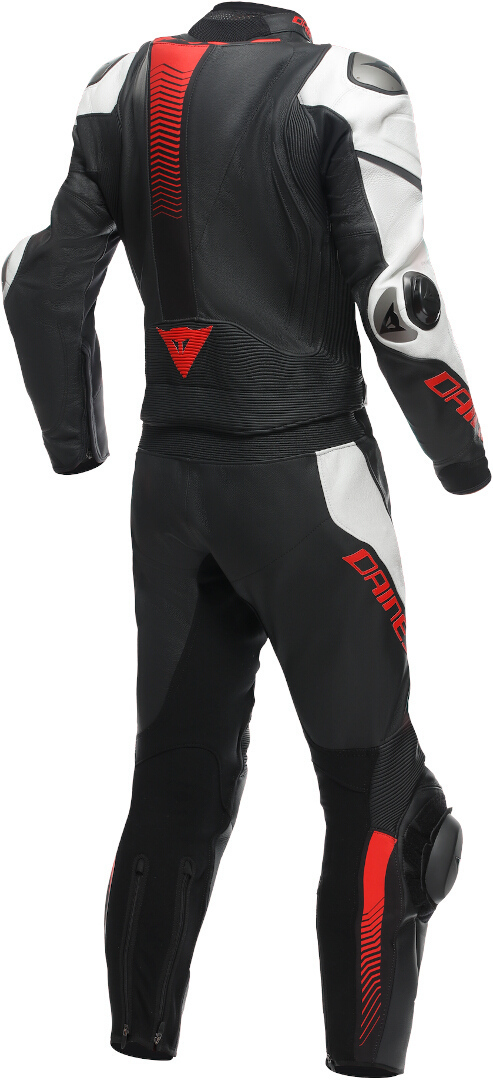 Dainese Laguna Seca 5 2-Piece Motorcycle Leather Suit black/white/red 48 Figure 8