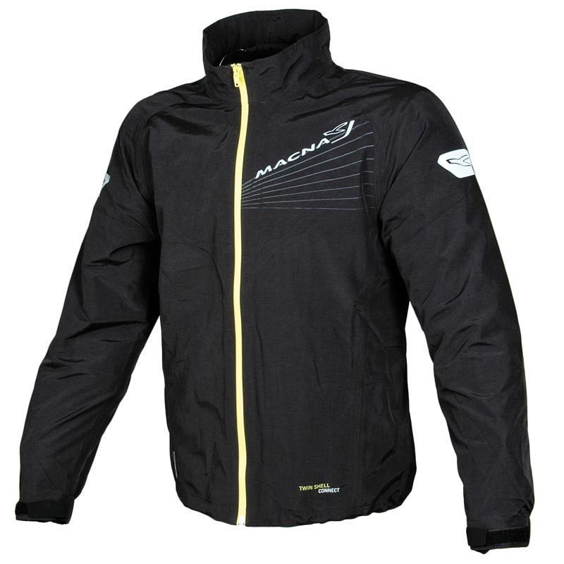 Macna Flight Motorcycle Rain Jacket black XL Figure 1