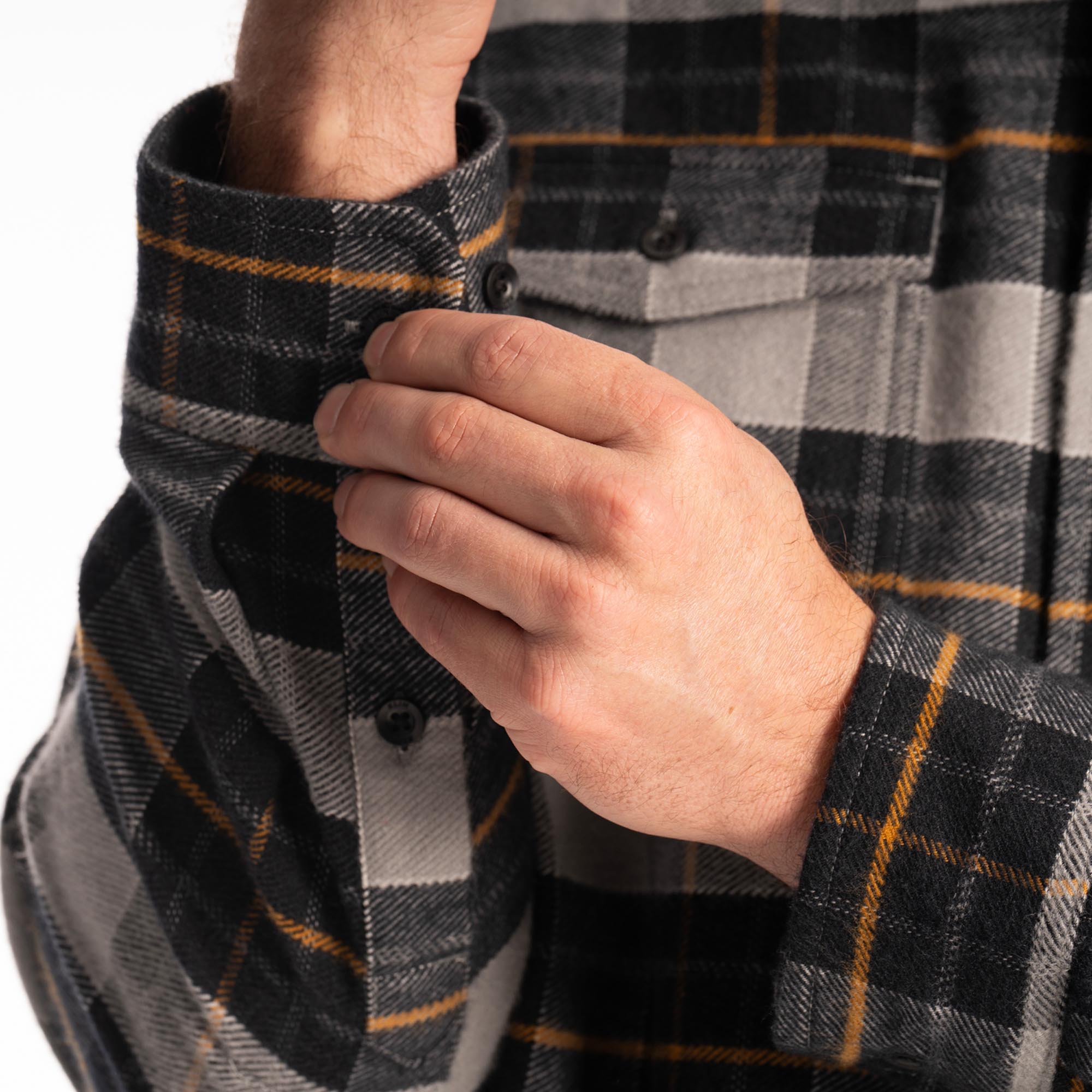 Klim Owen Flannel Hemd grau M Abbildung 6