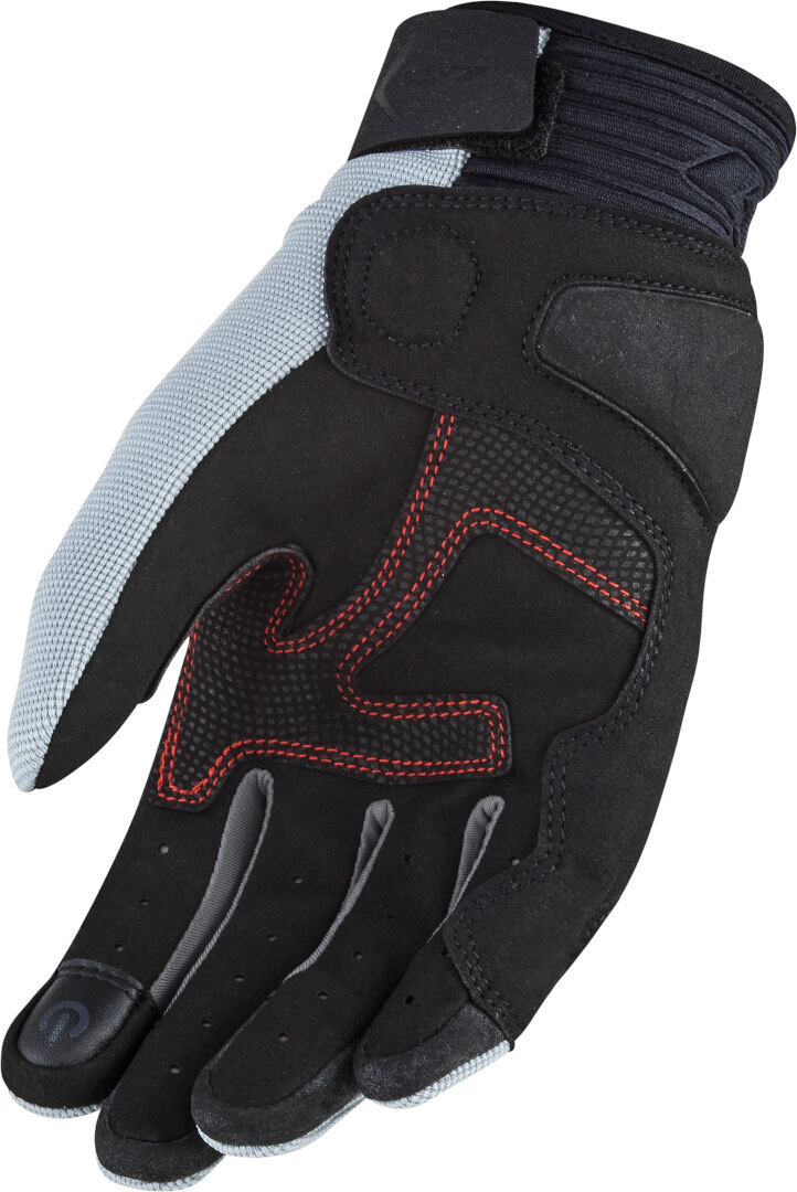 LS2 All Terrain Gants de moto perforés Noir/Gris/Rouge M Figure 2