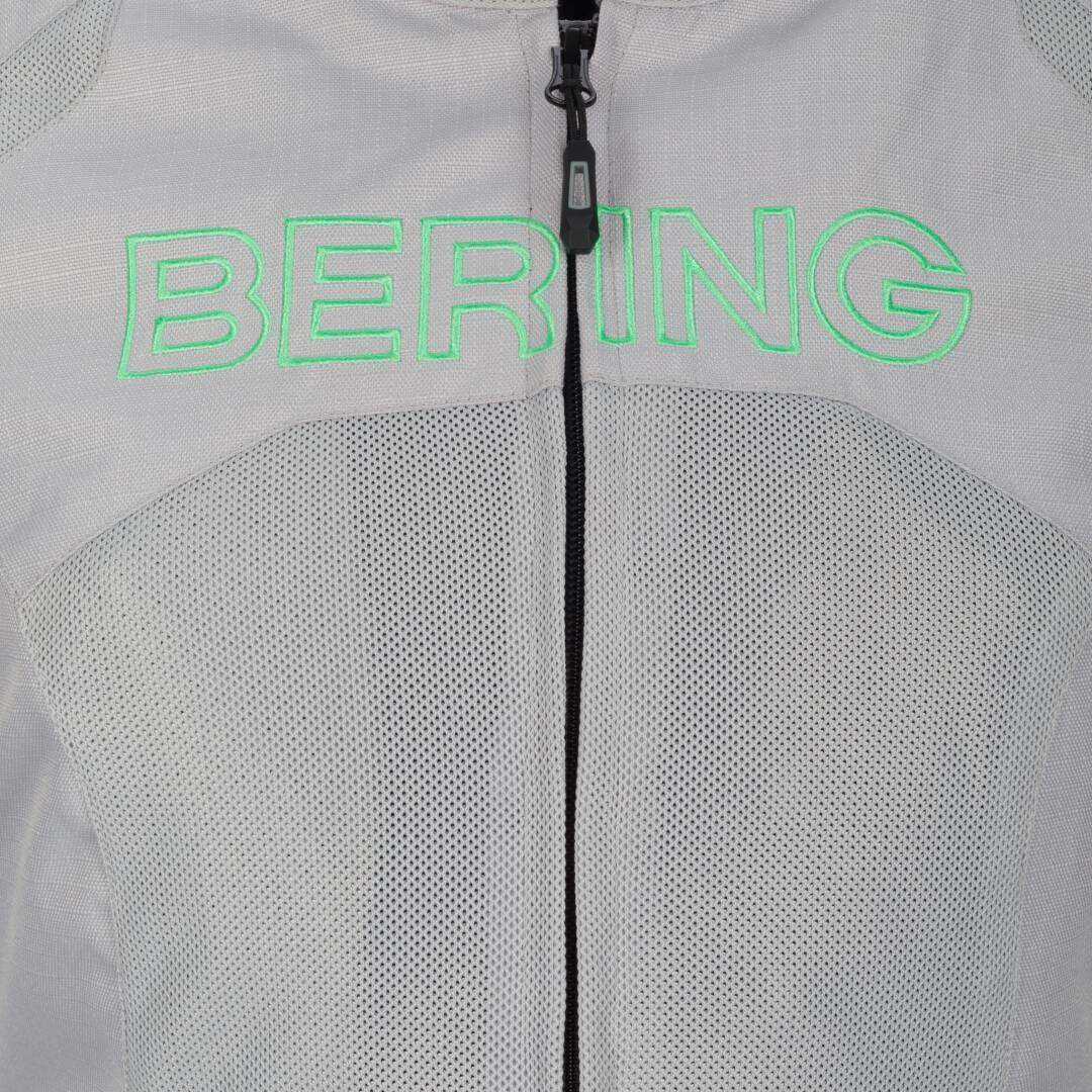 Bering Zao 3in1 imperméable dames moto textile veste Gris clair/vert 46 Figure 3