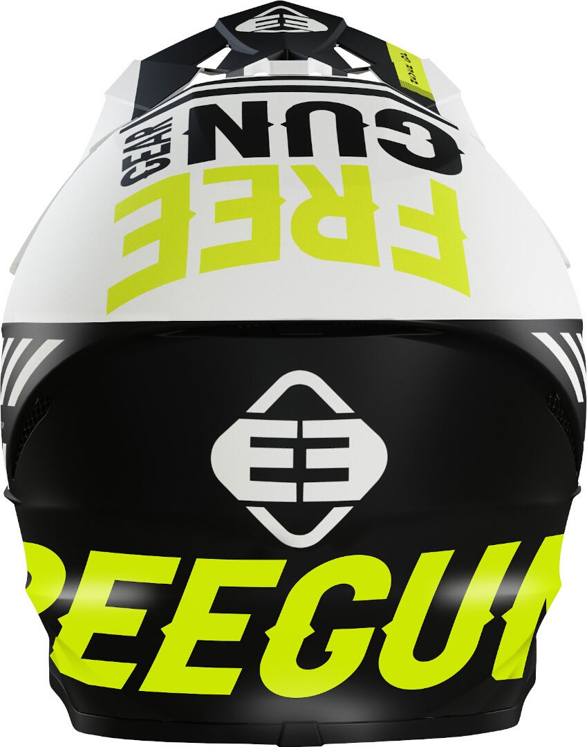 Freegun XP4 Danger モトクロスヘルメット 黒/白/黄 XL(61/62) 図2
