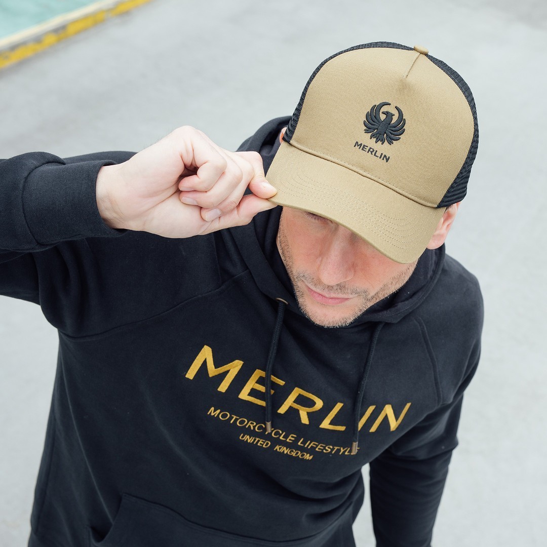 Merlin Burford Core Trucker Cap Kaki Figura 3