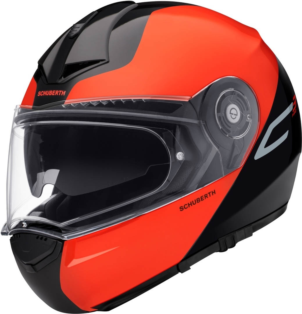 Schuberth C3 Pro Split Helmet black/orange L (58/59) Figure 1