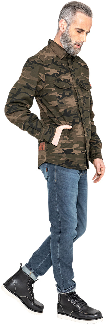 John Doe New Camouflage Motorrad Hemd L Abbildung 18