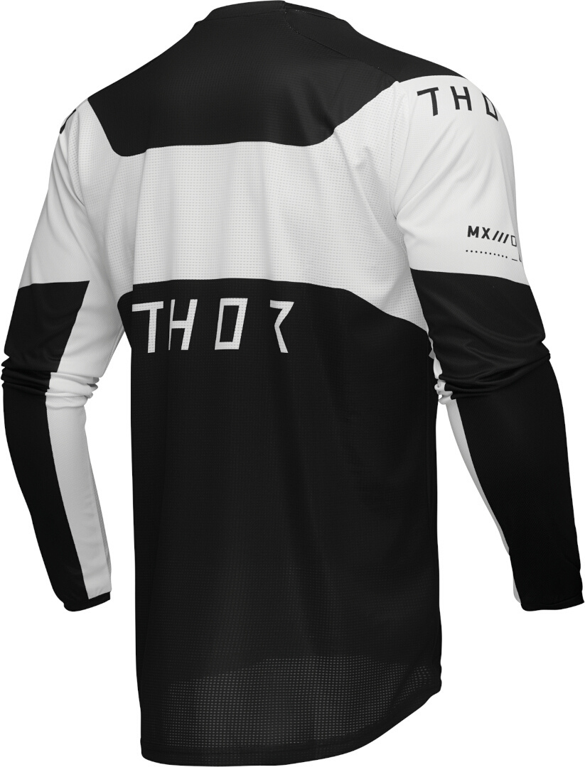 Thor Launchmode Storm Motocross Jersey black/white XL Figure 3