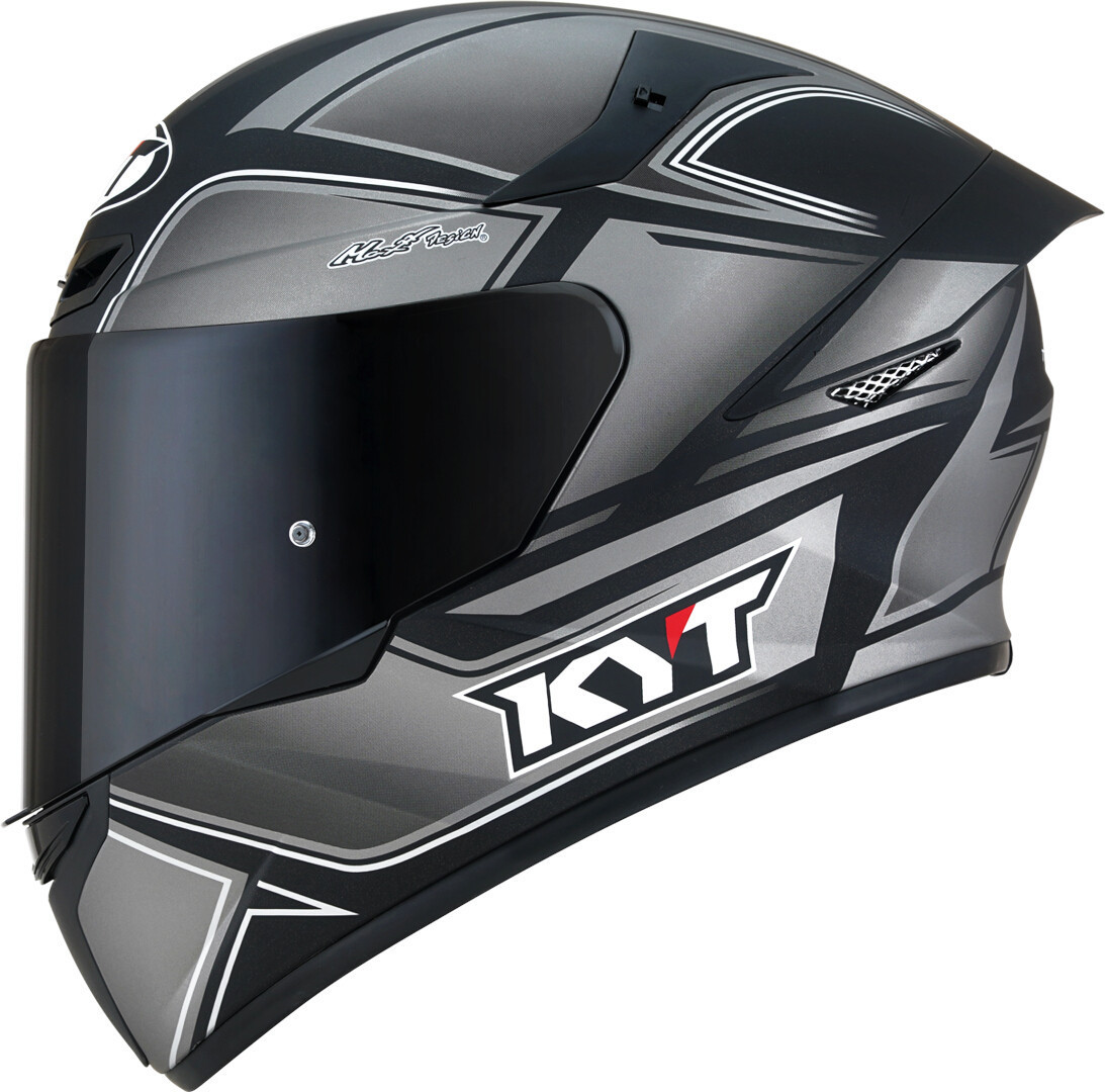 KYT TT Course Tourist Hjälm grå/svart XS (53/54) Figur 8