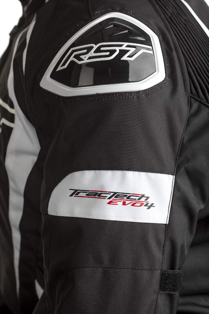 RST Tractech EVO 4 Veste textile moto Noir/Blanc S Figure 4