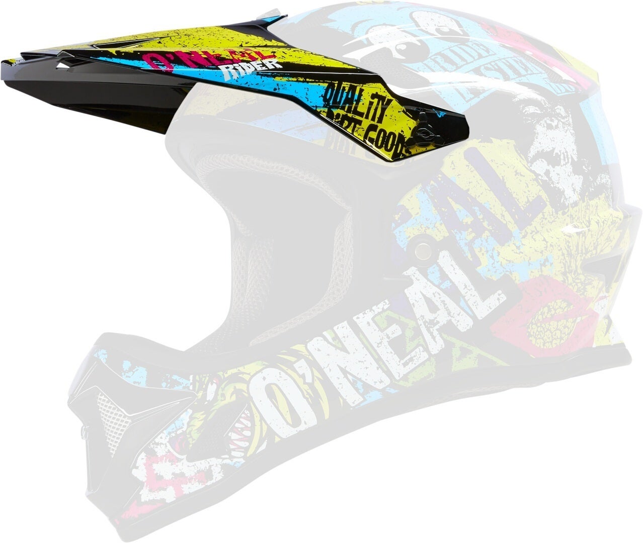 Side view of Oneal Sonus Riot Kids Downhill Helmet