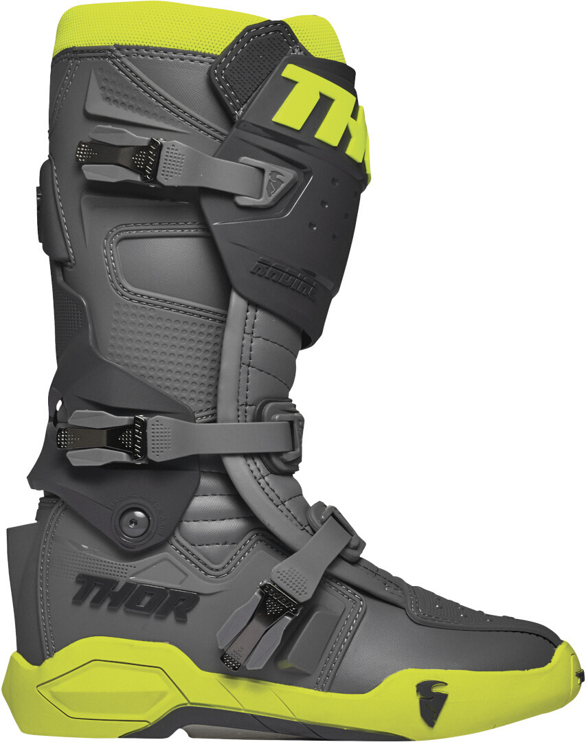 Thor Radial Botas de motocross gris/amarillo 14 Figura 2