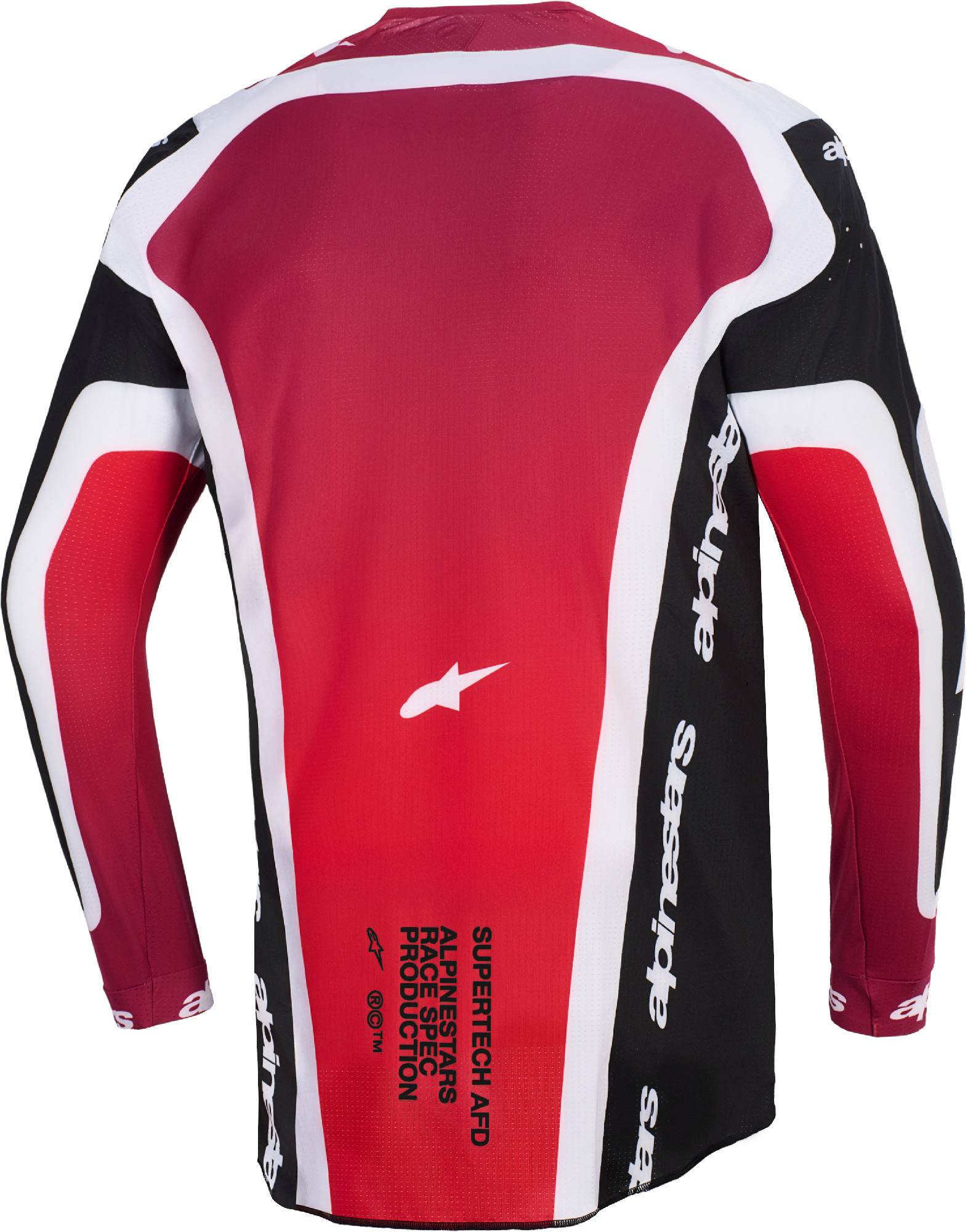 Alpinestars Supertech Pro Vista Motorcross trui Zwart/Rood L Figuur 2
