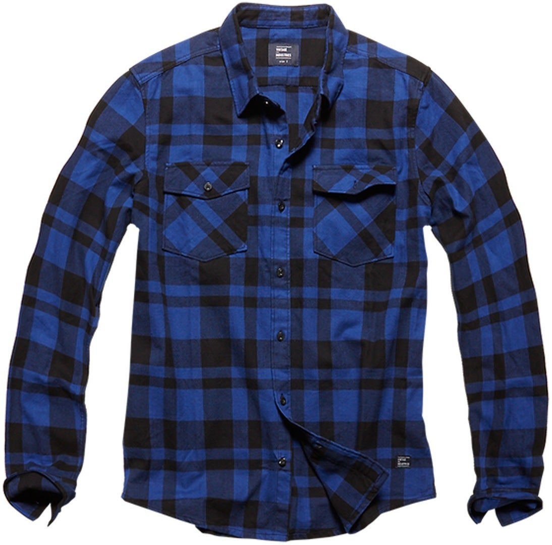Vintage Industries Austin シャツ 青 XL 図1