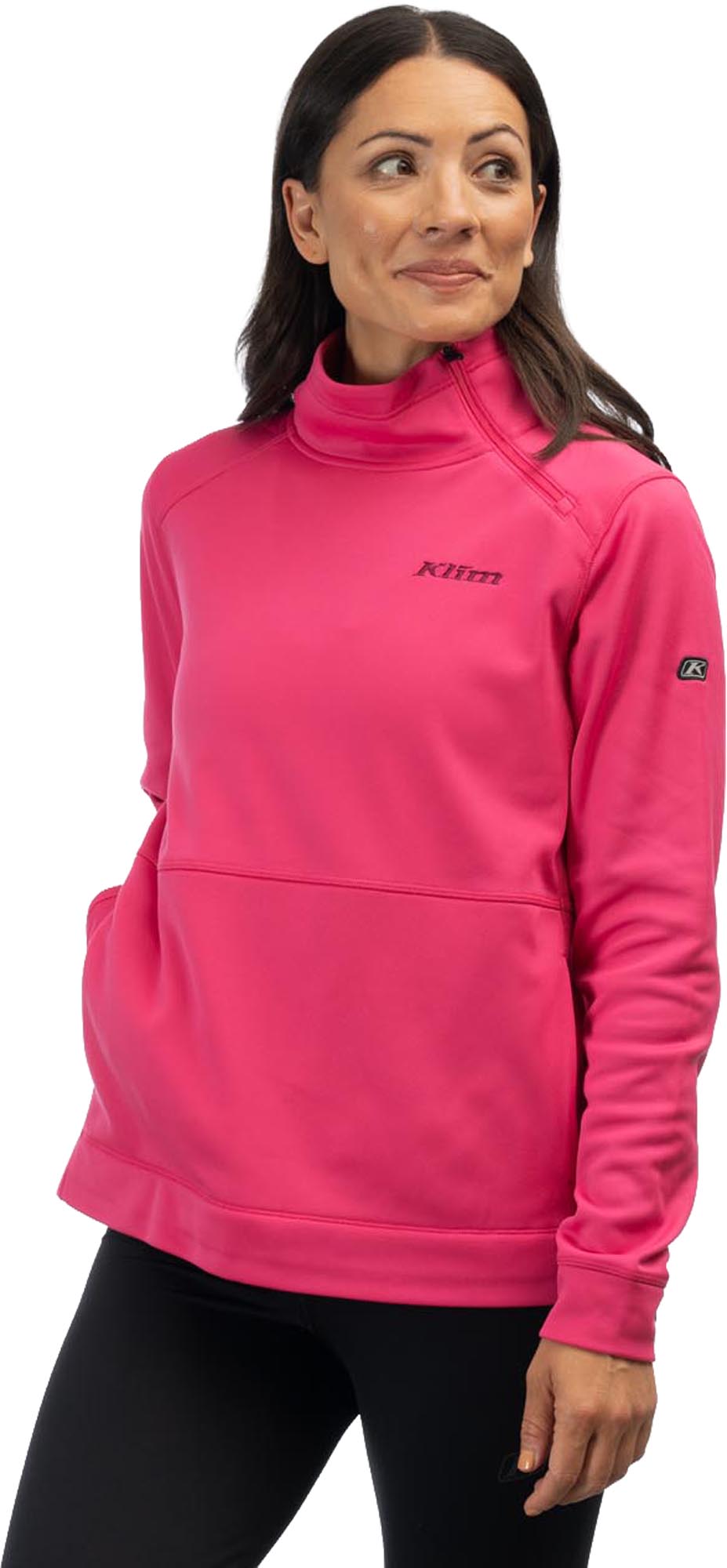 Klim Solitude Asym Damen Pullover rosa M Abbildung 2