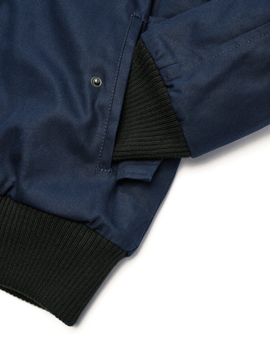 Brandit Essential Canvas Textile Jacket blue XL Figure 2