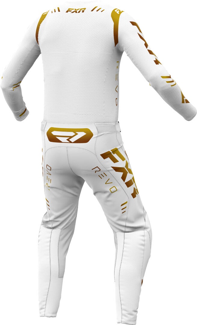 FXR Revo 2024 Motocross Jersey white/gold L Figure 2