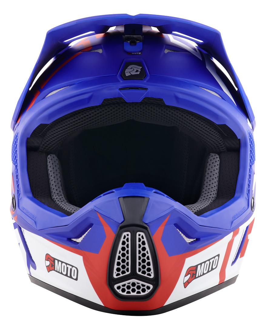 FC-Moto Merkur Flex Cască de motocross Albastru/Roșu/Alb 2XL Figura 5