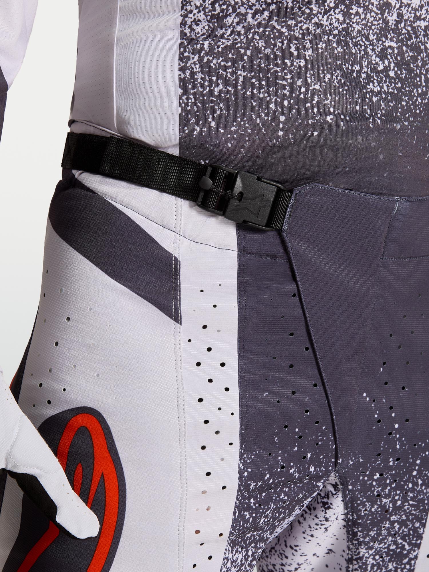 Alpinestars Techstar Swan Motocrossbukser mørkegrå/lilla 38 Figur 5