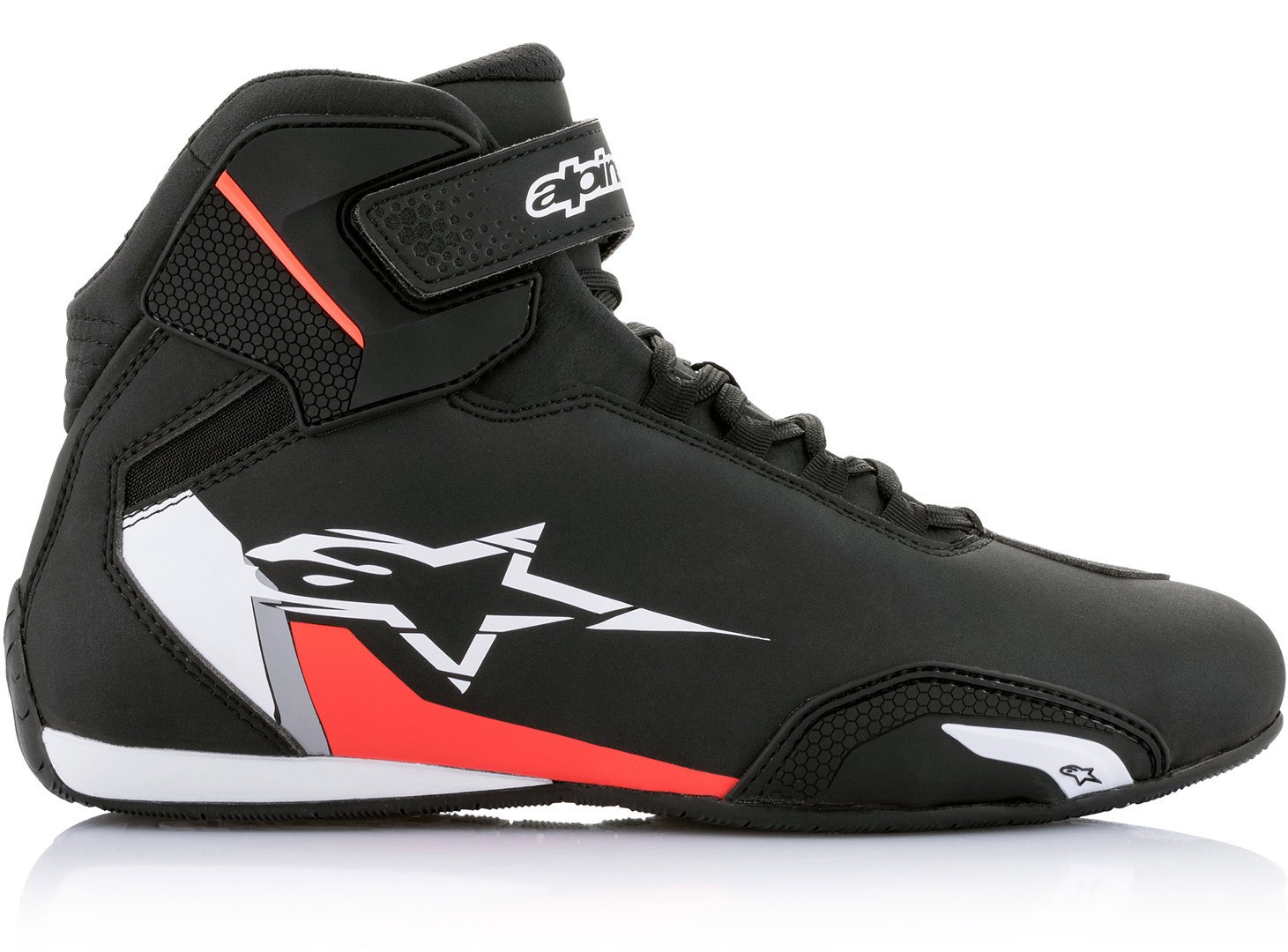 Alpinestars Sektor Motorcykel Skor svart/vit/rött 38 Figur 5
