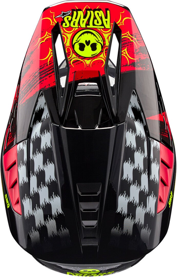 Alpinestars S-M5 Rash Motokrosová přilba šedá/červená S (55/56) Obrázek 3