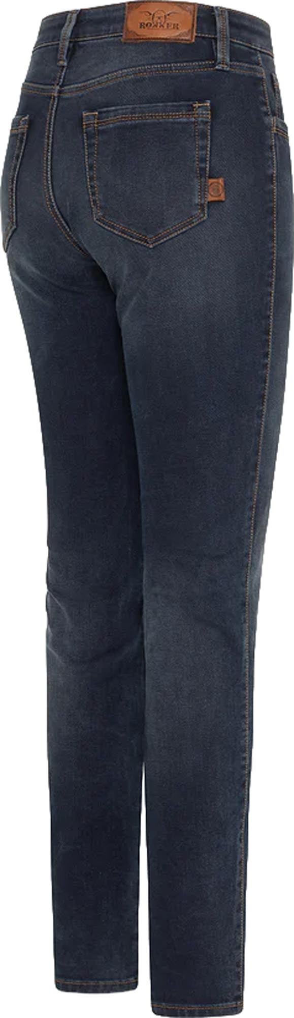 Rokker RT Mid Waist Slim Jeans da moto da donna blu 38/34 Figura 3