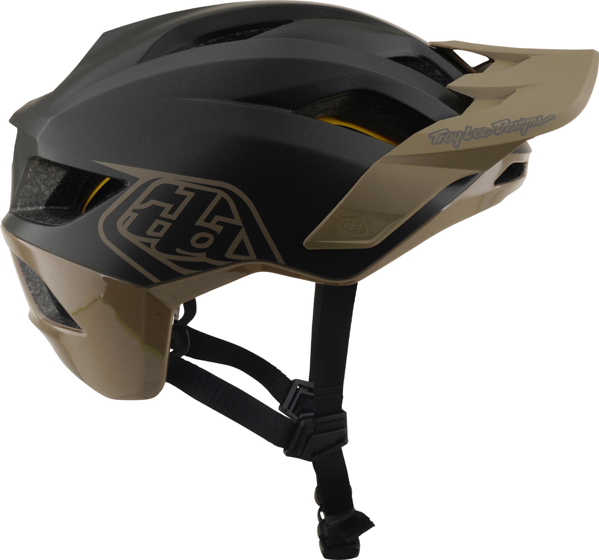 Side view of Troy Lee Designs Mips Flowline Point Bicycle Helmet